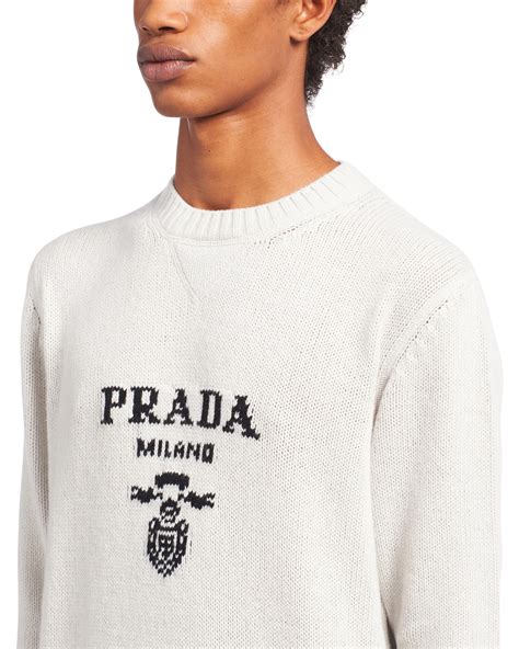 prada sweater white